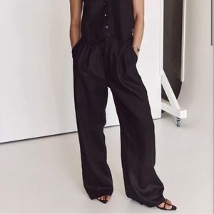 DISSH linen black pants
